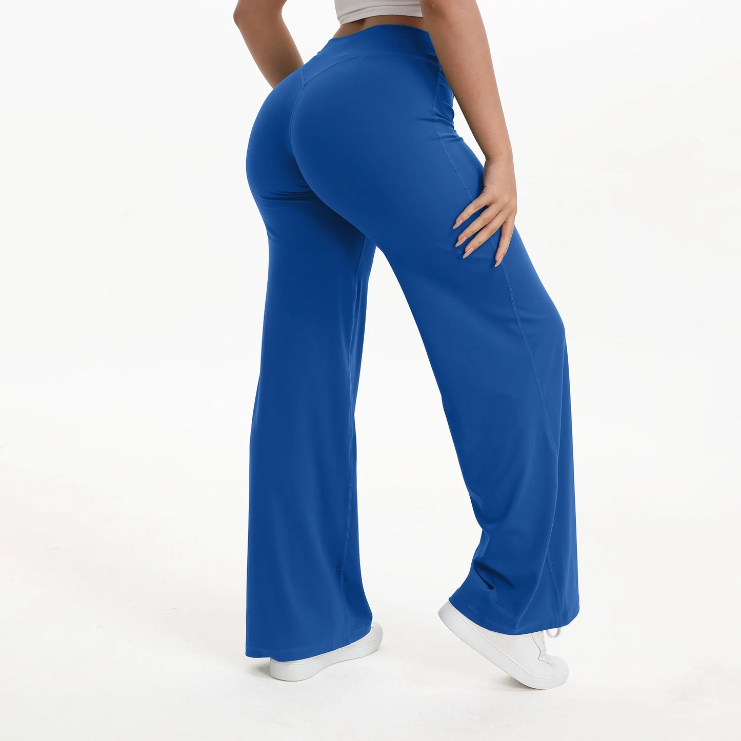 NCLAGEN SoftMotion Yoga Pants Women Mid-Waist Gym Leggings