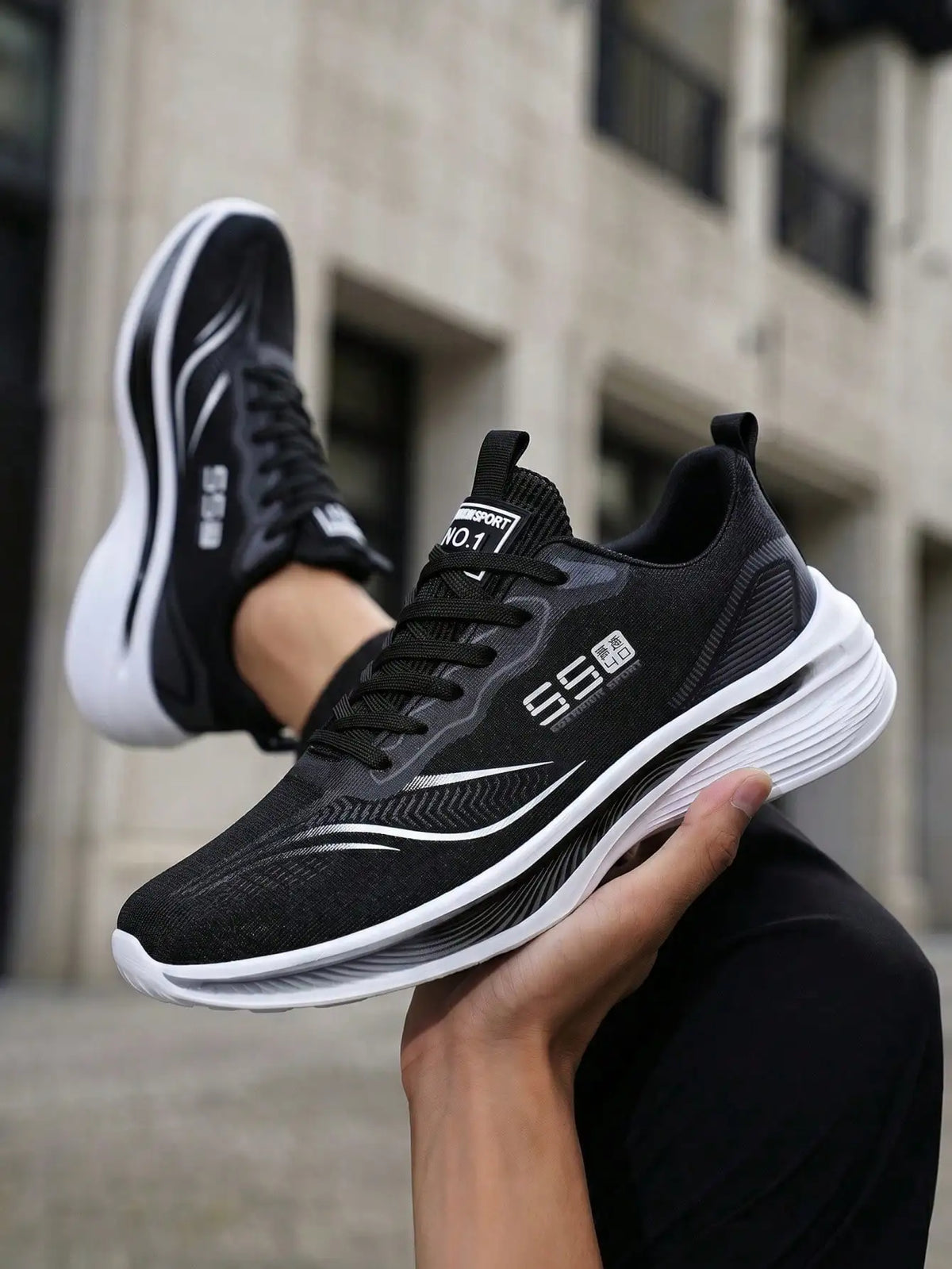 Unisex Breathable Mesh Sneakers Lightweight Athletic Running Shoes