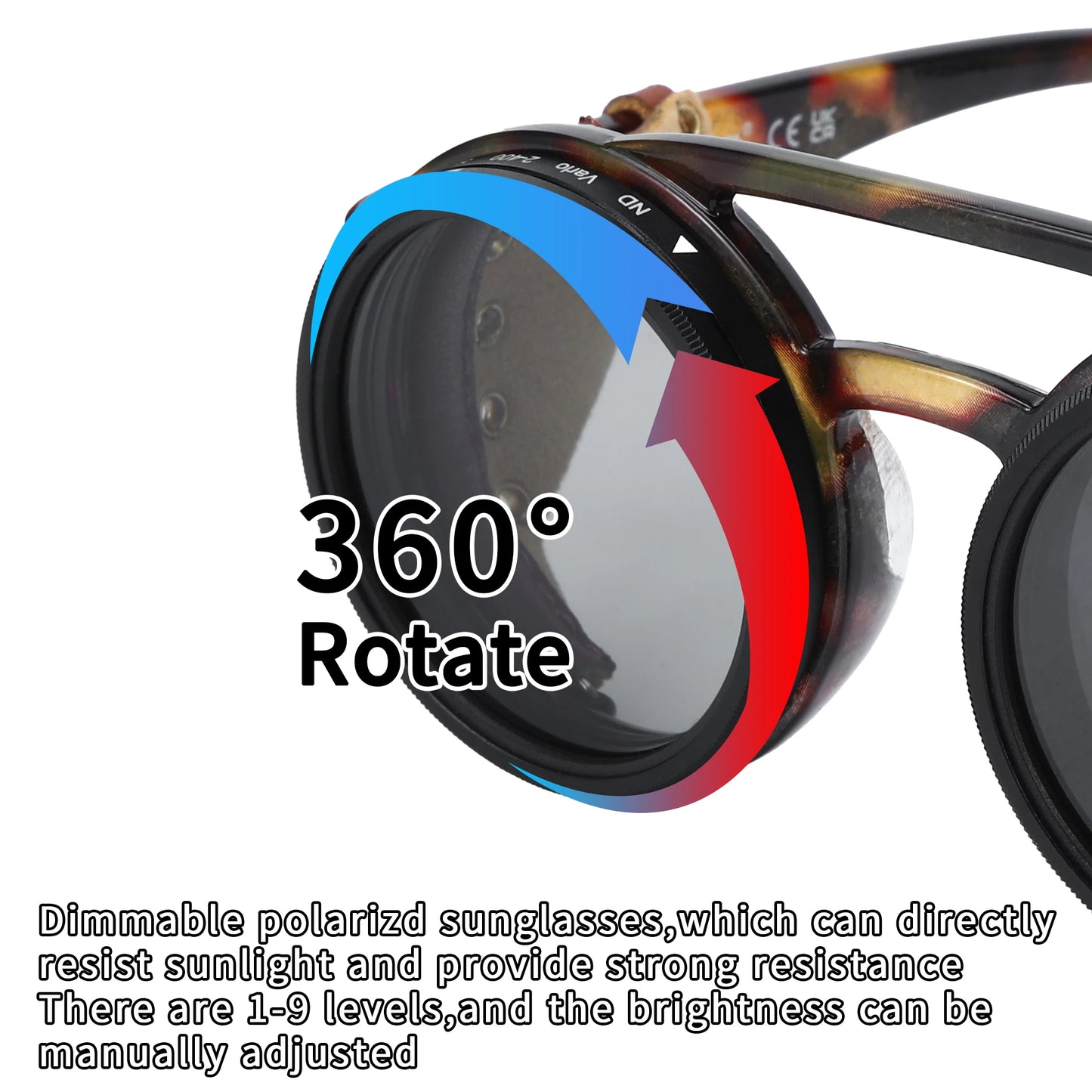 Unisex Retro Steampunk Sunglasses Uv400 Round Glasses Eyewear