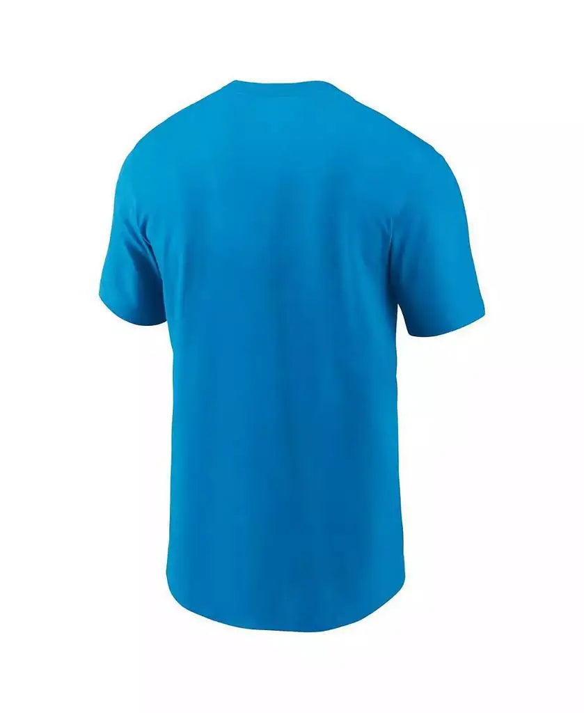 Nike Men Primetime Wordmark Essential T Shirt Carolina Panthers