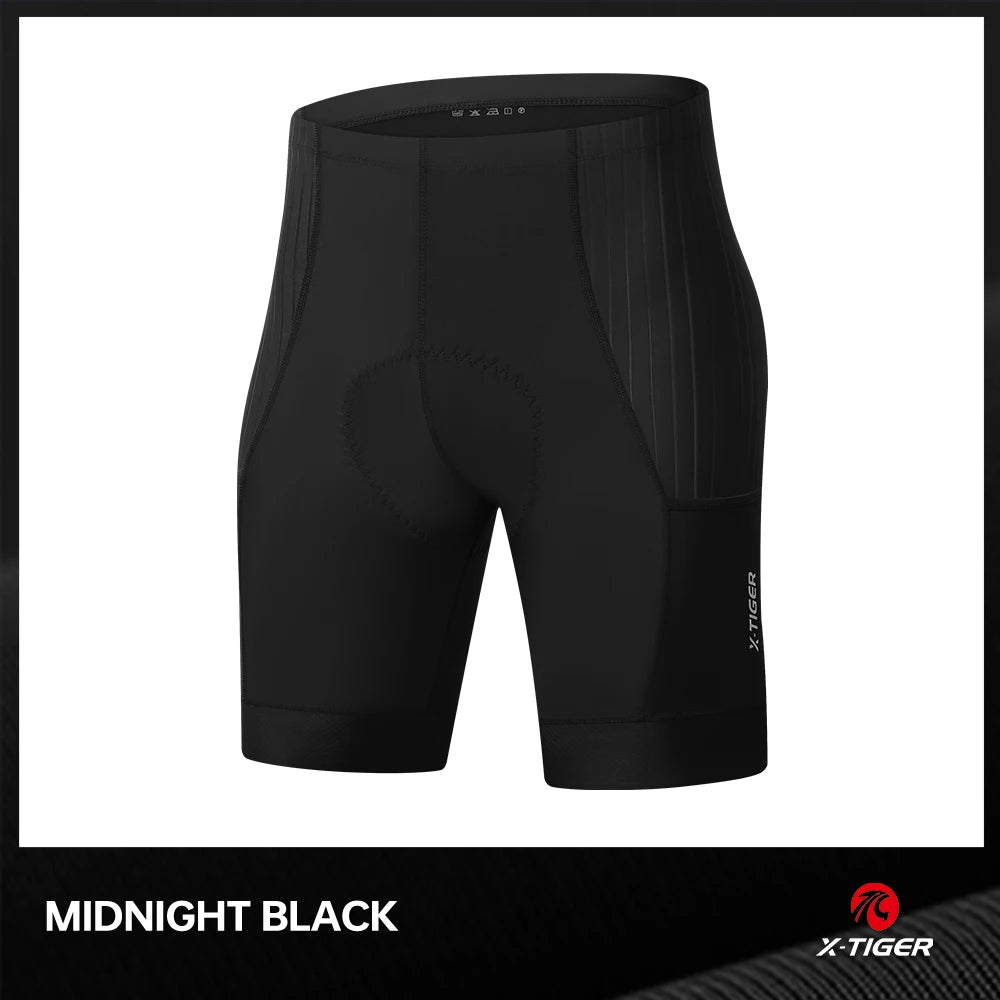 X-Tiger Men Quick Dry Padded Cycling Shorts For MTB