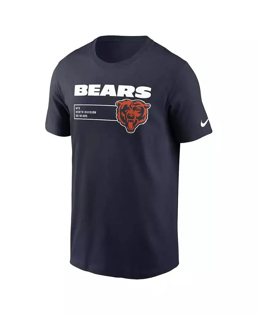 Nike | Men's Navy Chicago Bears Division Essential T-shirt