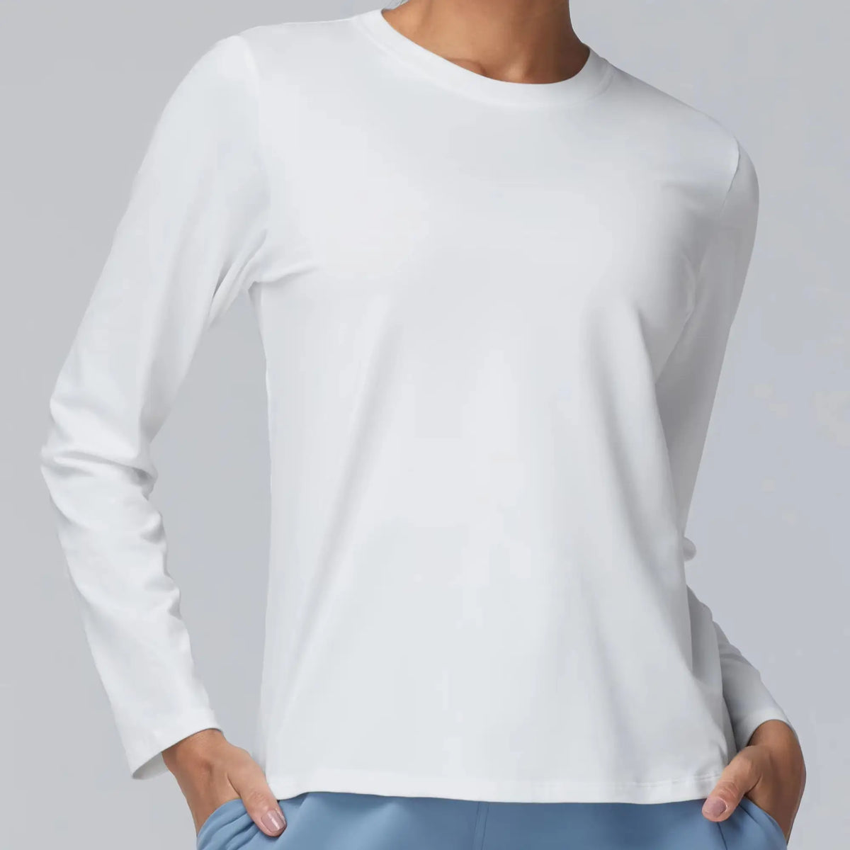The Gym People Women's Long Sleeve Workout Shirt Sun Protection
