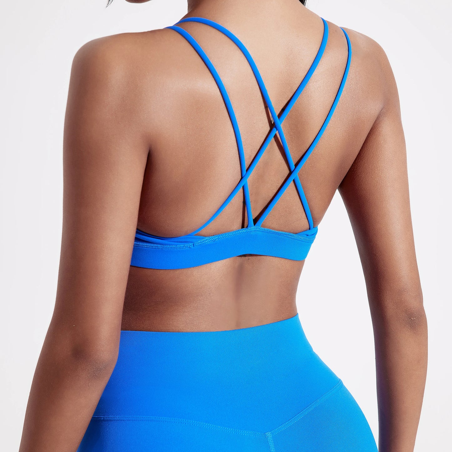 Cross Fitness Bra For Women Nylon Spandex Breathable Support