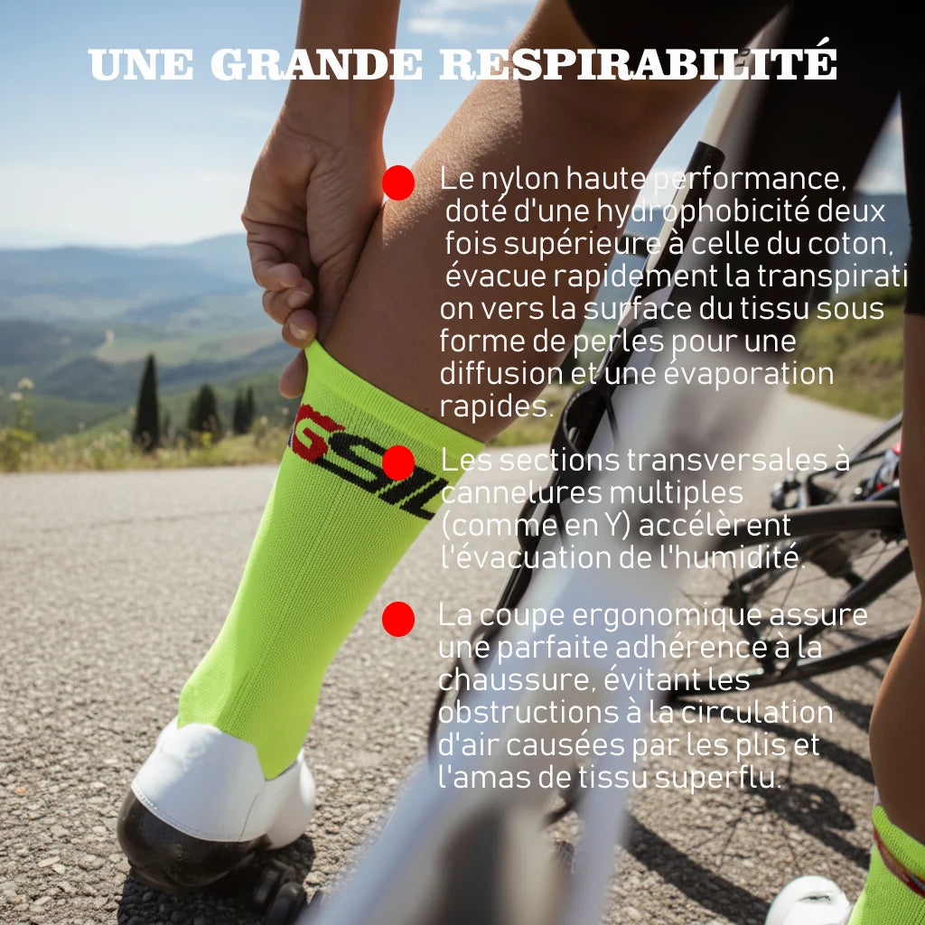 Unisex Cycling Socks With Compression For Running And Sports