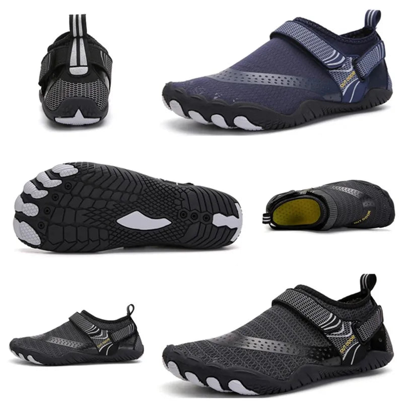 Men Quick Dry Non Slip Five Finger Water Shoes Swimming