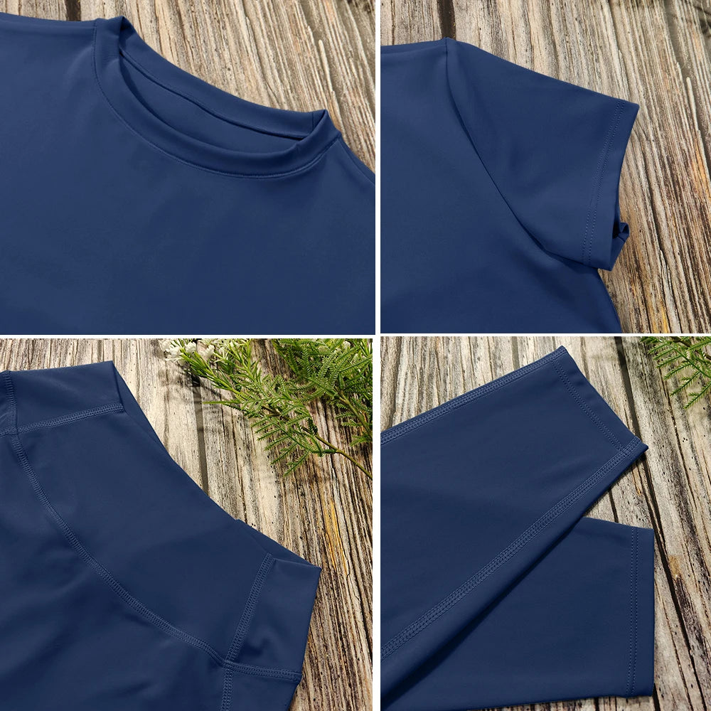 Women's Yoga Set With Crop Top And Leggings For Training