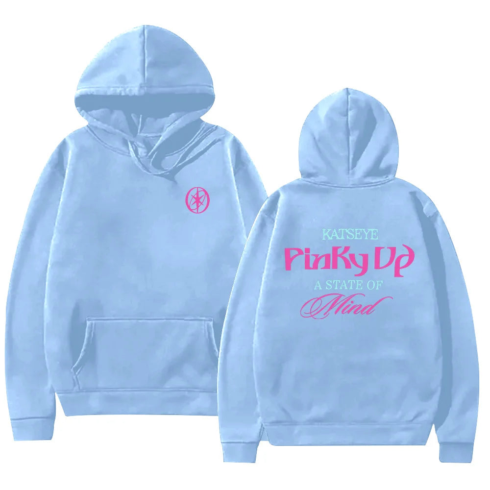 Kpop Katseye Print Hoodie Unisex Fleece Oversized Streetwear