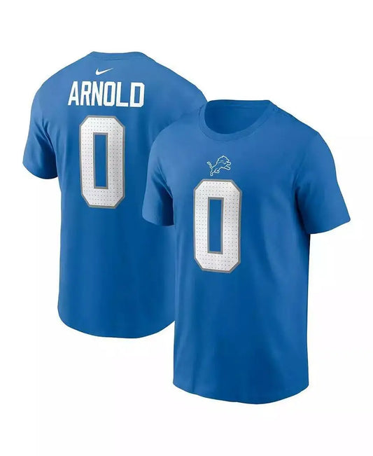 Nike | Men's Terrion Arnold Blue Detroit Lions Name Number T-Shirt