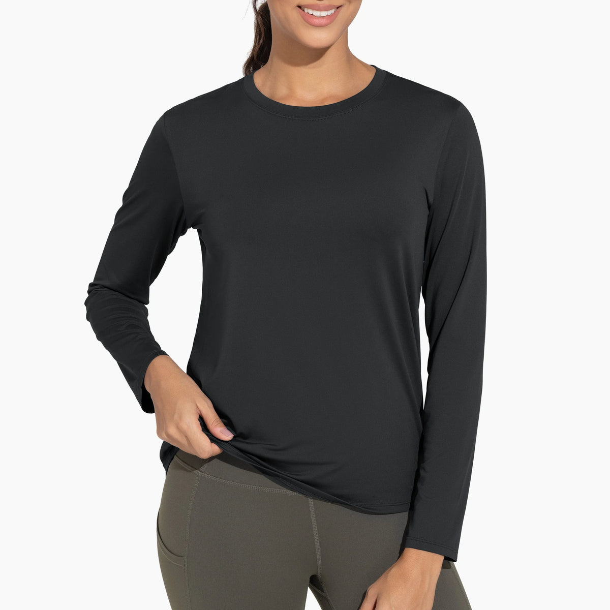 The Gym People Women Soft Long Sleeve Running Top