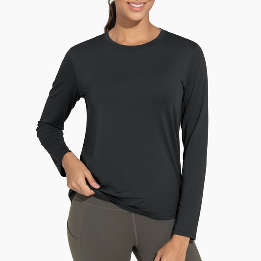 The Gym People Women Soft Long Sleeve Running Top