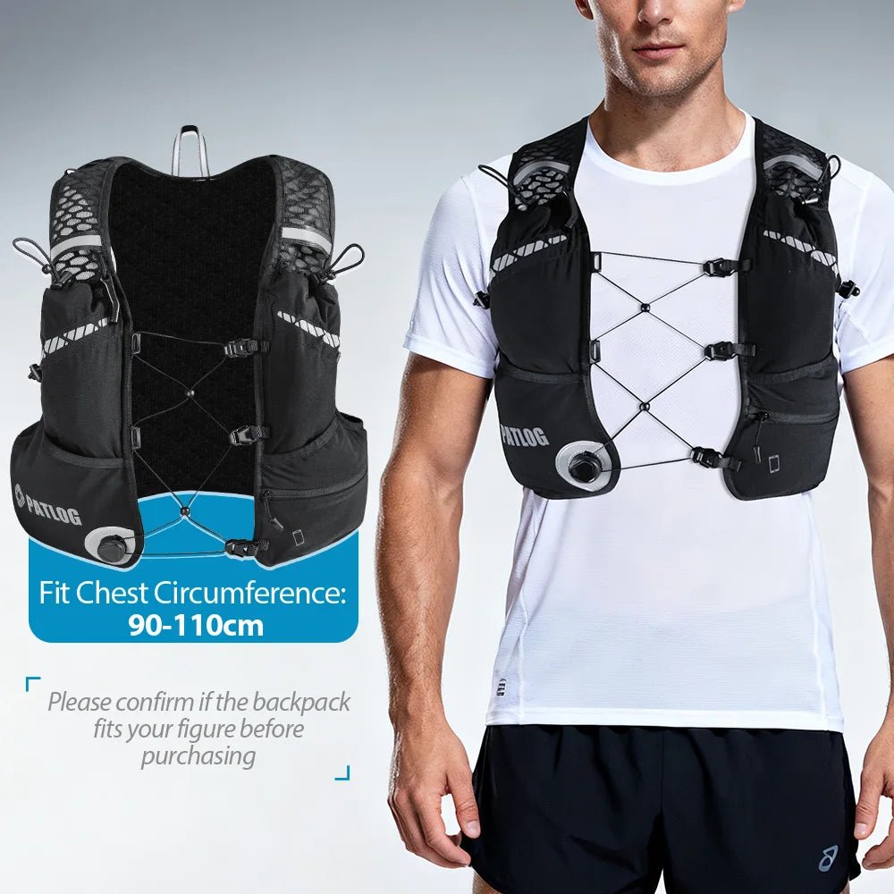 8L Breathable Hydration Vest Trail Running Backpacks Lightweight Cycling Run Jogging Marathon Backpack Riding Bike Climbing Bag
