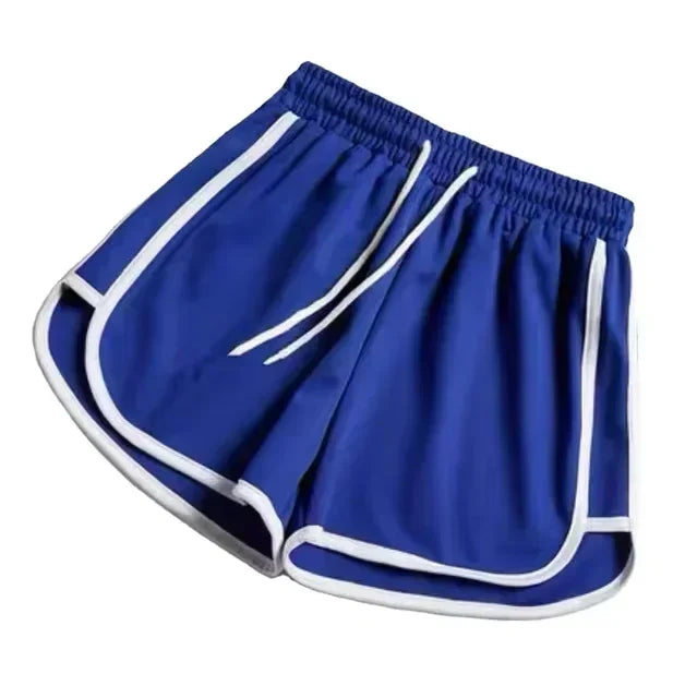 Striped Women's Korean Fashion Sports Shorts Casual Loose Fit
