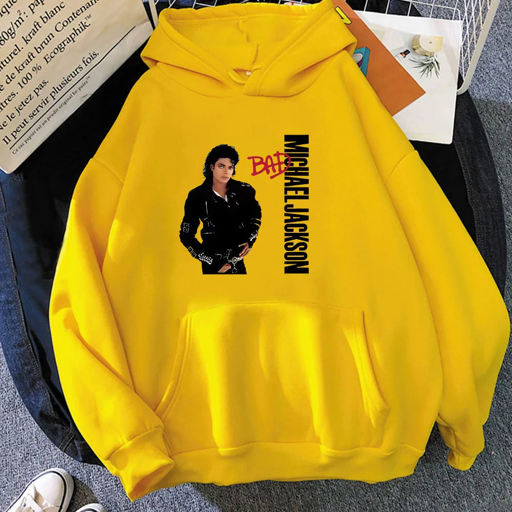 Michael Jackson Graphic Hoodie Unisex Long Sleeve Sweatshirt