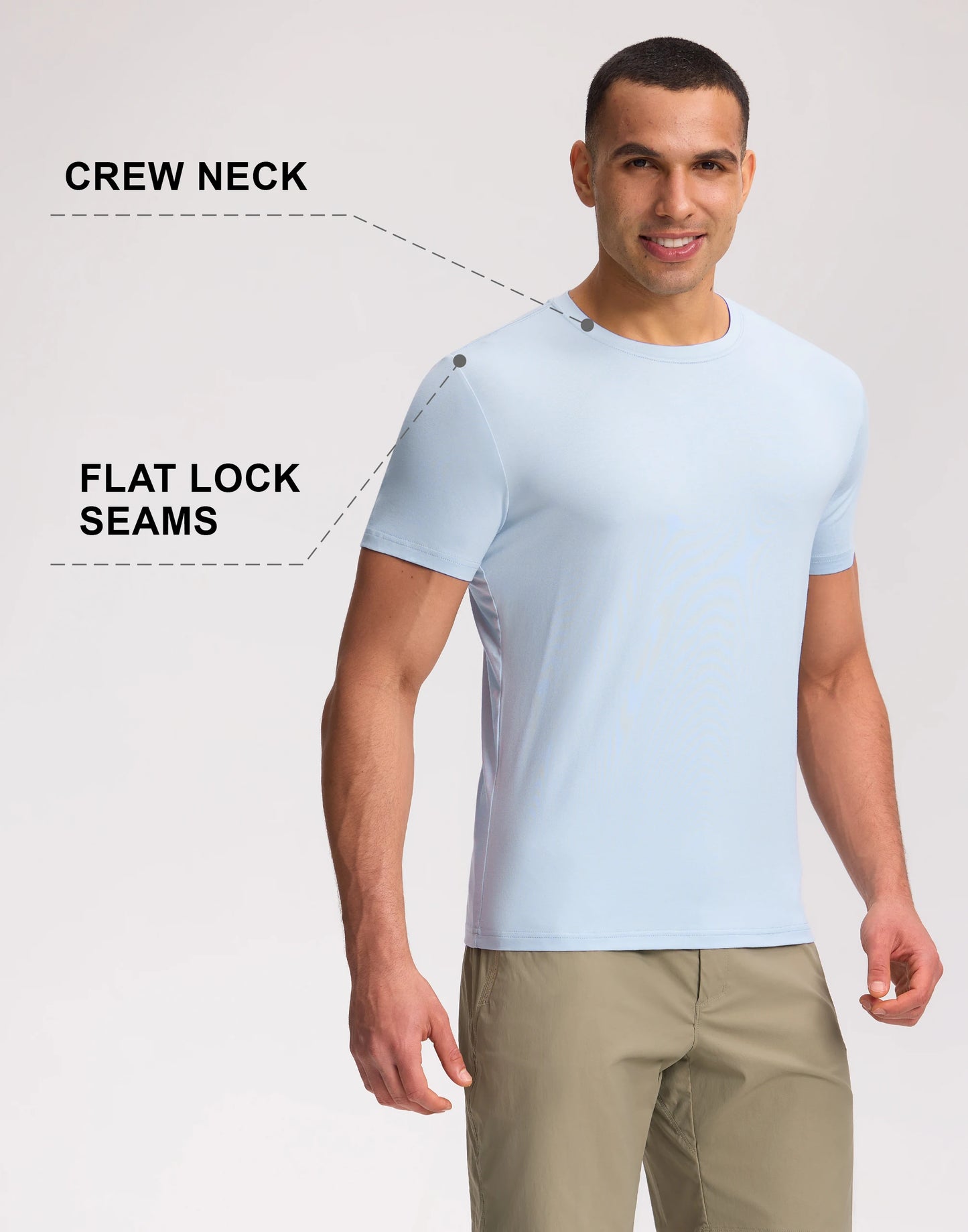 Pioneer Camp Men's Bamboo Viscose Tee Shirt Crew Neck