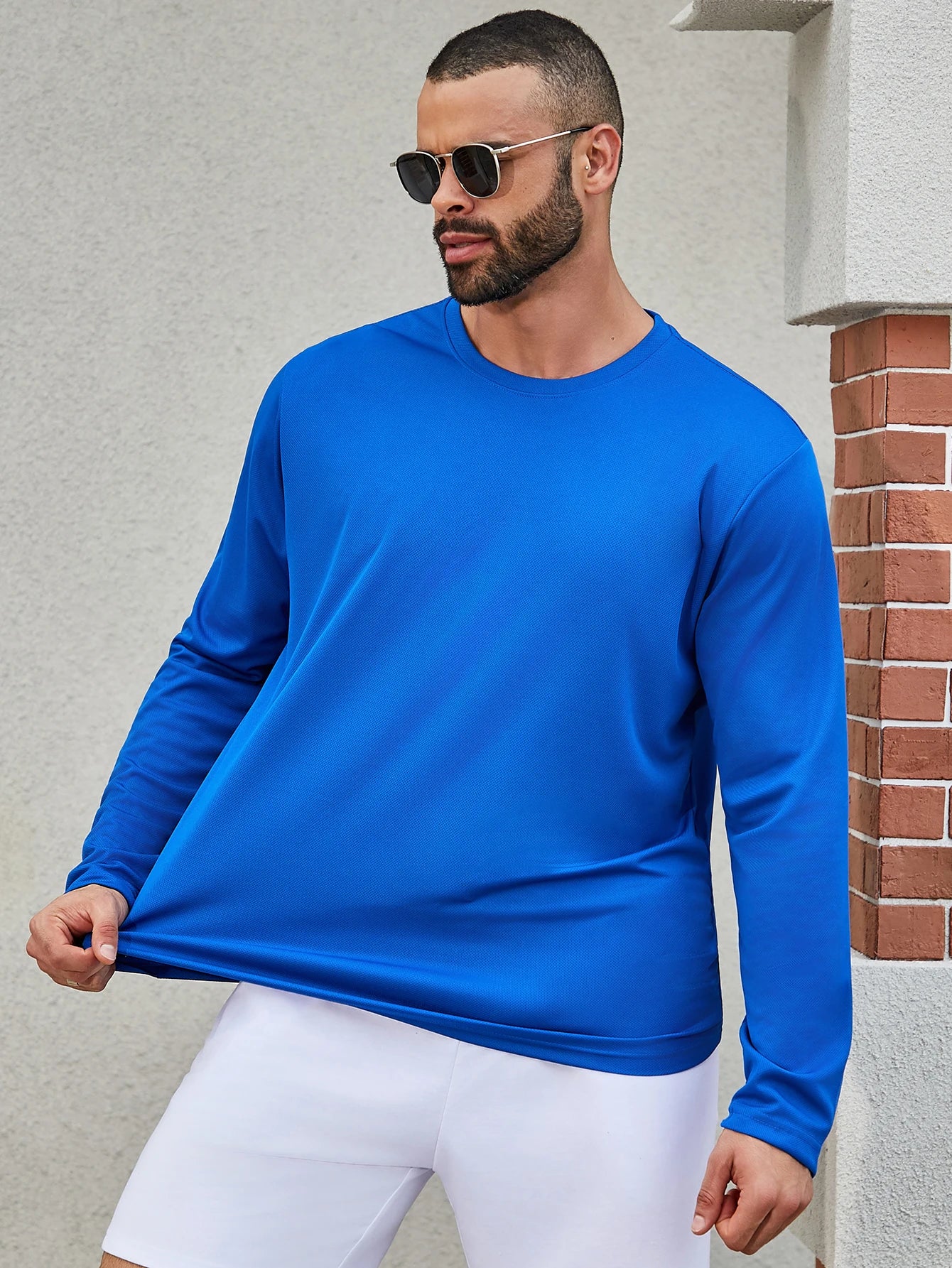 Men Quick Dry Long Sleeve T Shirt Pack MoistureWicking Breathable