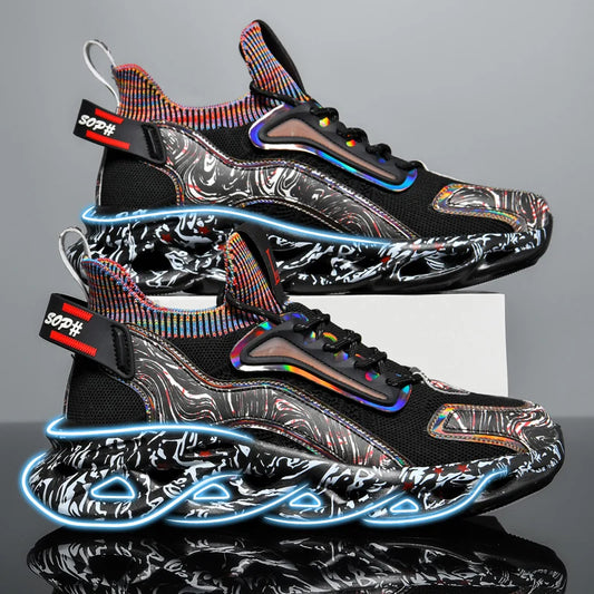 Lexsan Men's Sneakers Breathable Casual Running Shoes