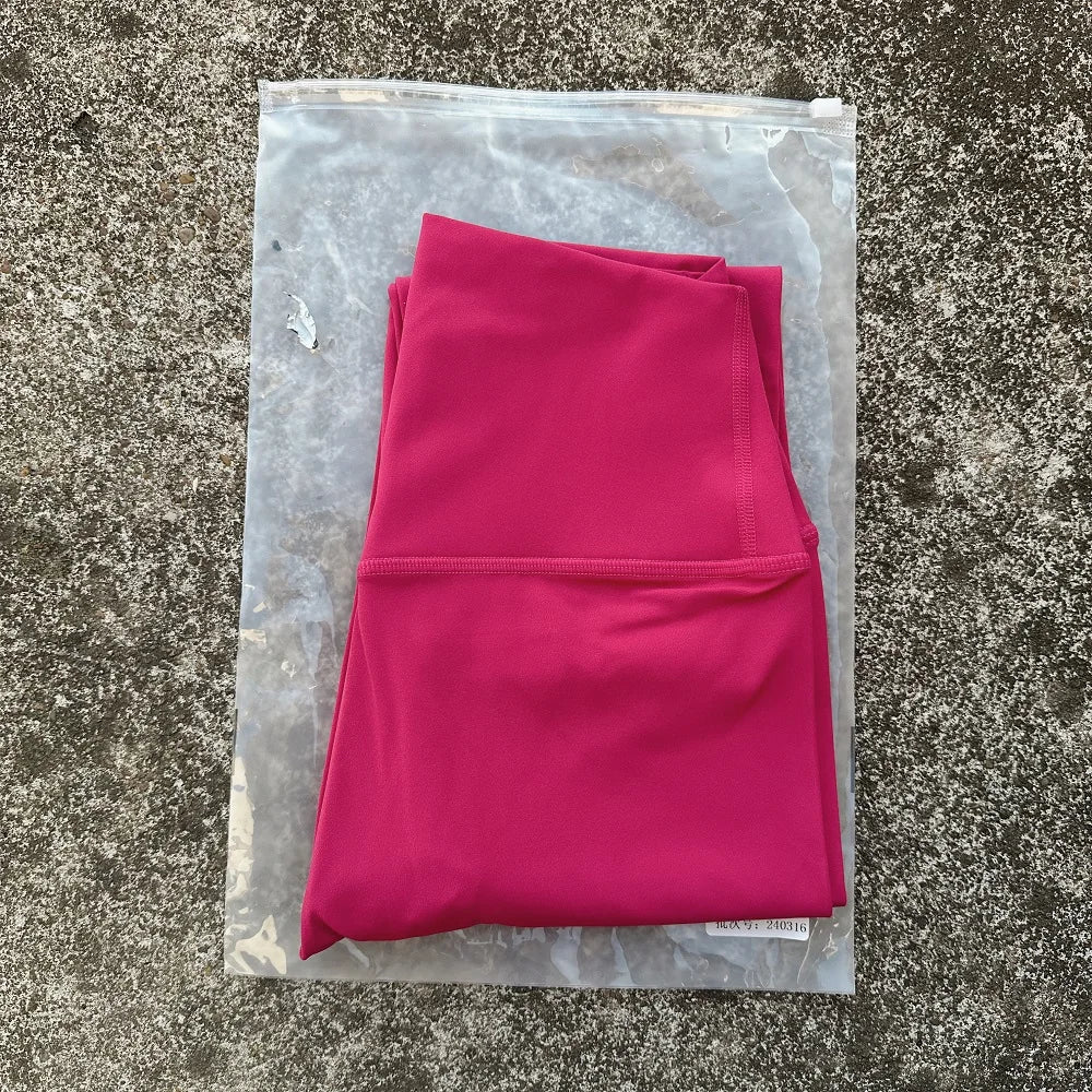 Solid Color Back Pocket High Waisted Yoga Leggings For Women