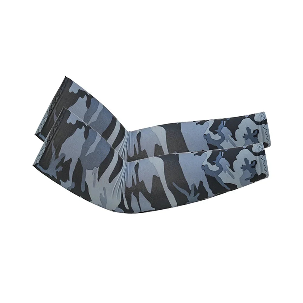 Unisex Cooling UV Arm Sleeves For Sports Running Fishing