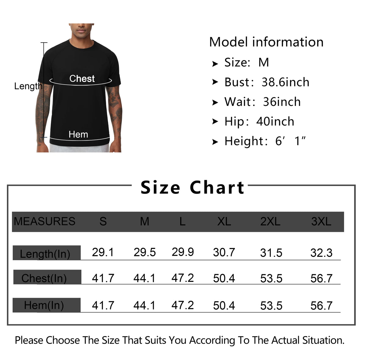 The Gym People Men's Short Sleeve UPF 50 Running Shirt