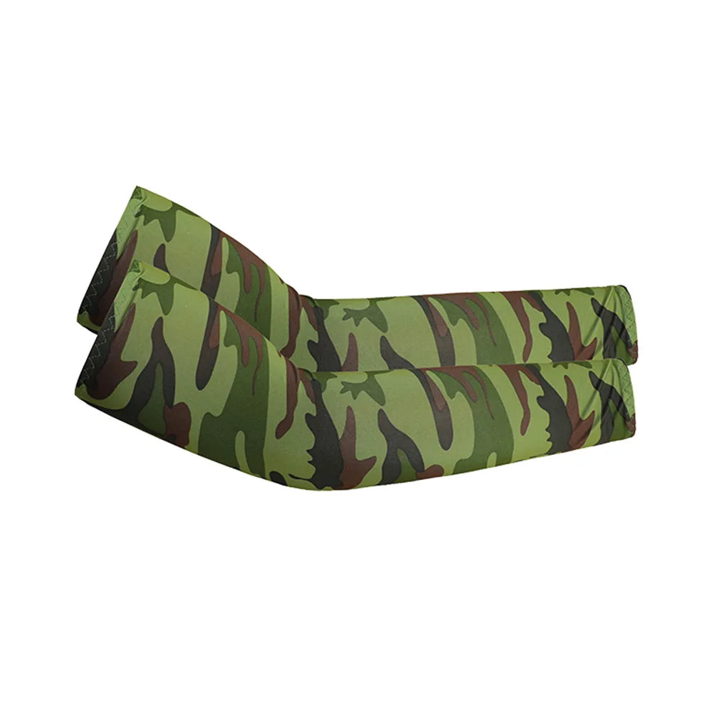 Unisex Cooling UV Arm Sleeves For Sports Running Fishing