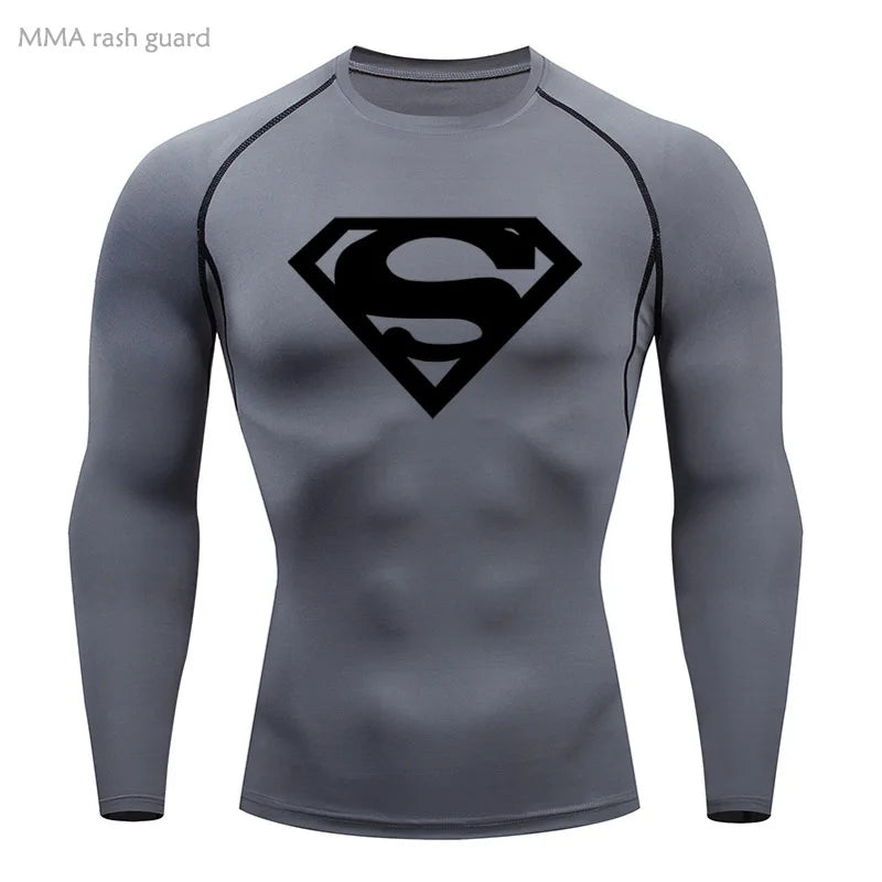 Unisex Quick Dry Compression Shirt For Fitness And Training