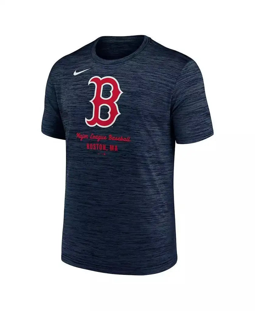 Nike Men's Navy Boston Red Sox Velocity Performance Dri-Fit T-Shirt