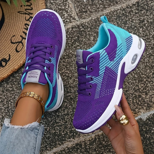 Women's Breathable Flywoven Air Cushion Running Shoes