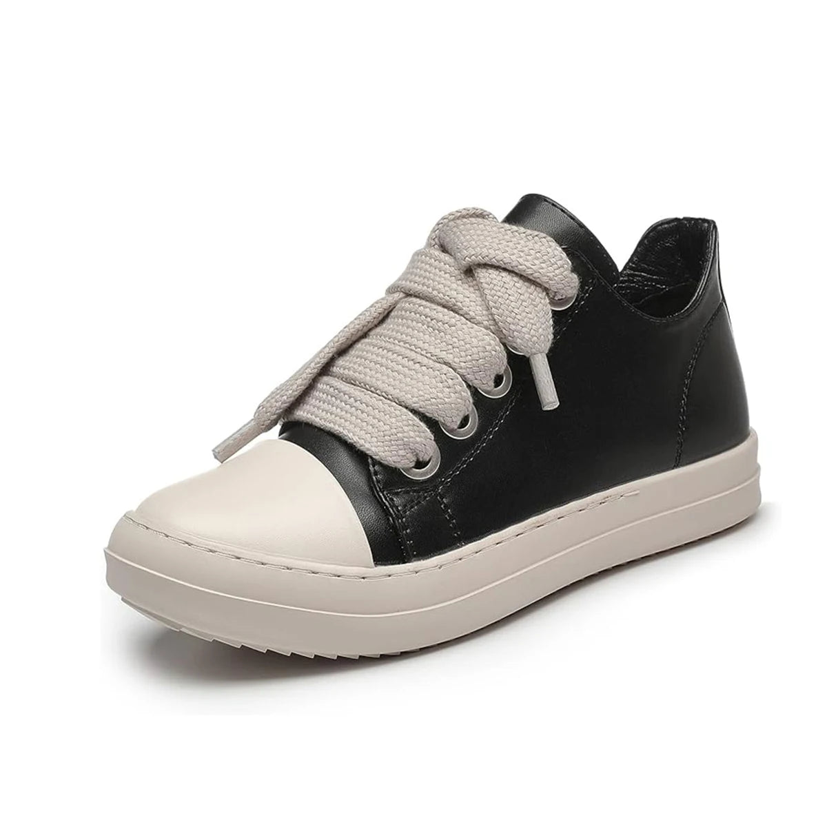 Men's Casual Shoes Low Cut Flat Bottom Minimalist College Style