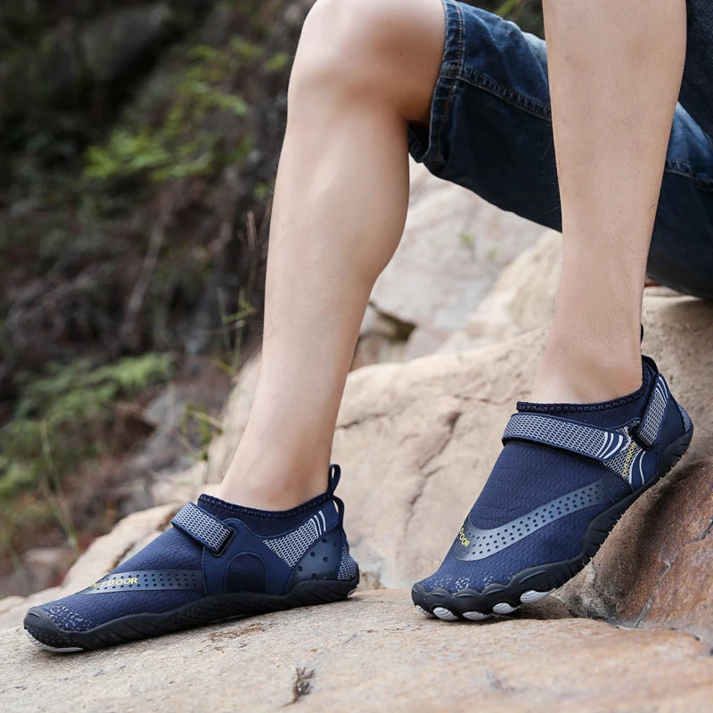 Men Quick Dry Non Slip Five Finger Water Shoes Swimming
