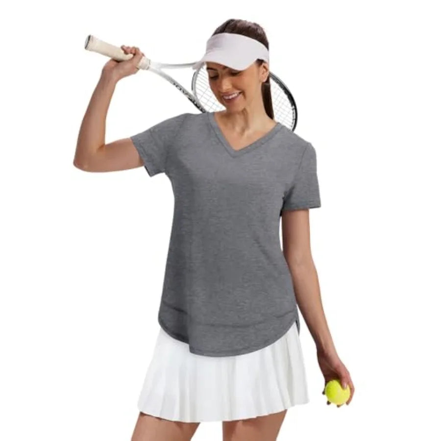 Women's Quick-Dry UPF 50+ Short Sleeve Workout Top