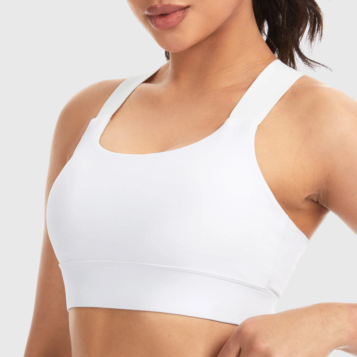 THE GYM PEOPLE Women's Cross Back Sports Bra for Yoga and Fitness