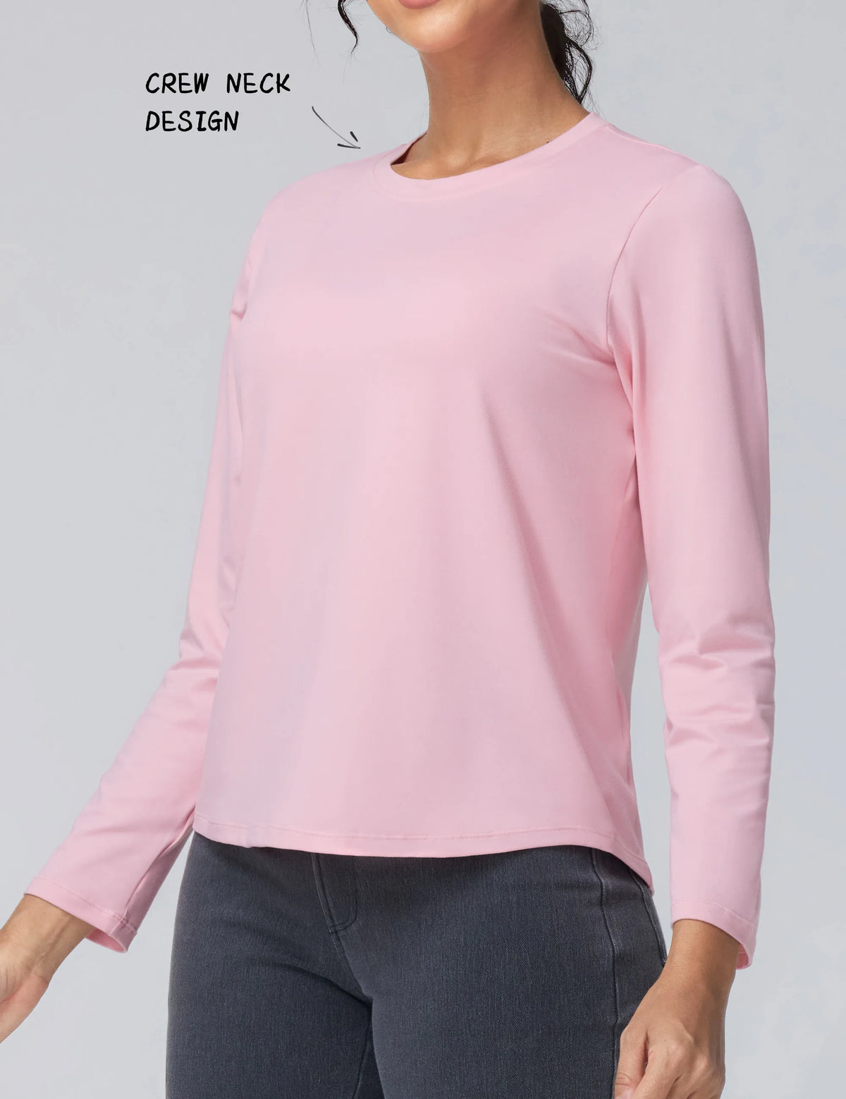 The Gym People Women's Long Sleeve Workout Shirt Sun Protection