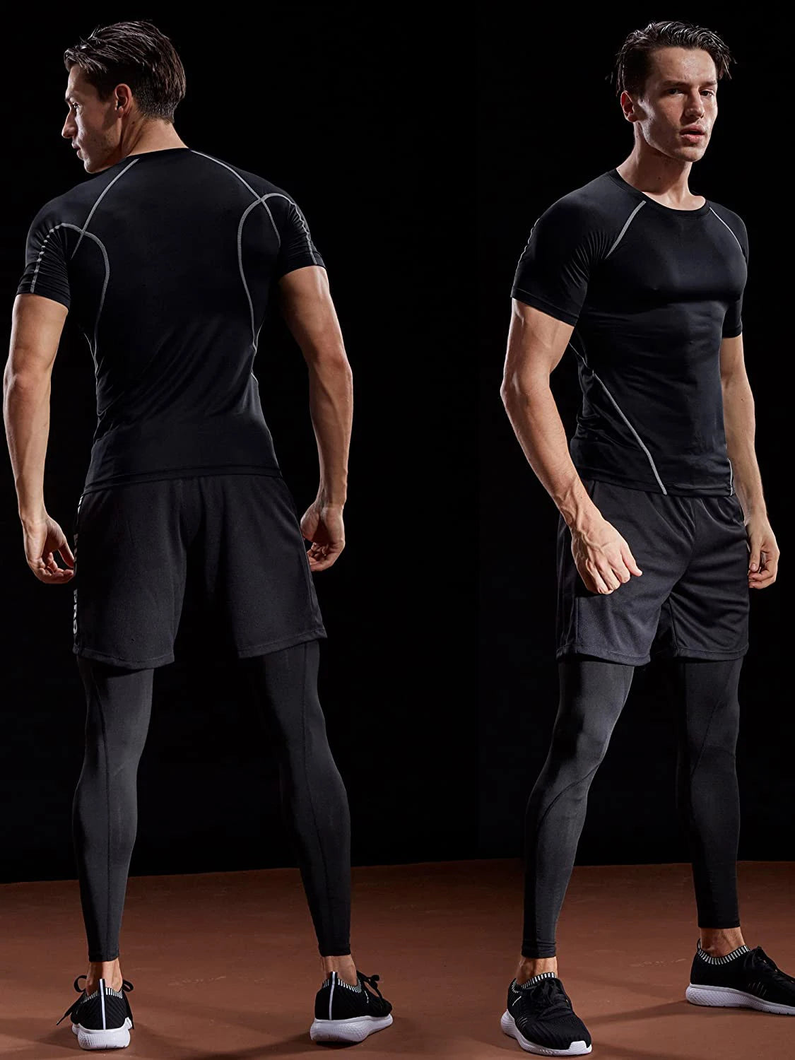 Compression T Shirt Quick Dry Sports Top For Workout