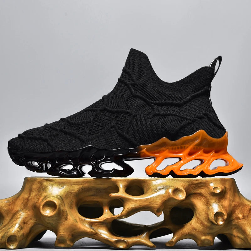 Lexsan Men's Breathable Casual Sneakers Luxury Trainers Running Shoes