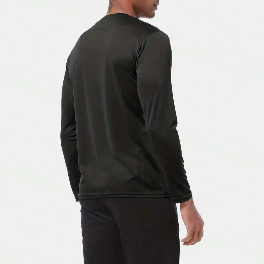 Men's Long Sleeve Performance Tees Pack Moisture Wicking UPF Sun Protection