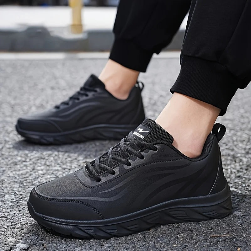 Men's Everyday Casual Shoes With Lace Up And Anti Slip