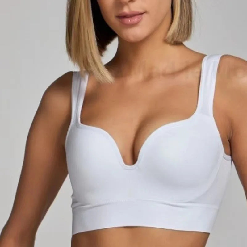 Women Padded Seamless Sports Bra For Workout
