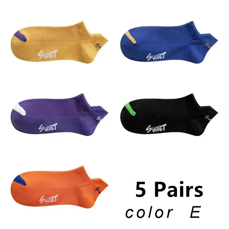 Breathable Mesh Ankle Socks Unisex Running Sports For Men Women