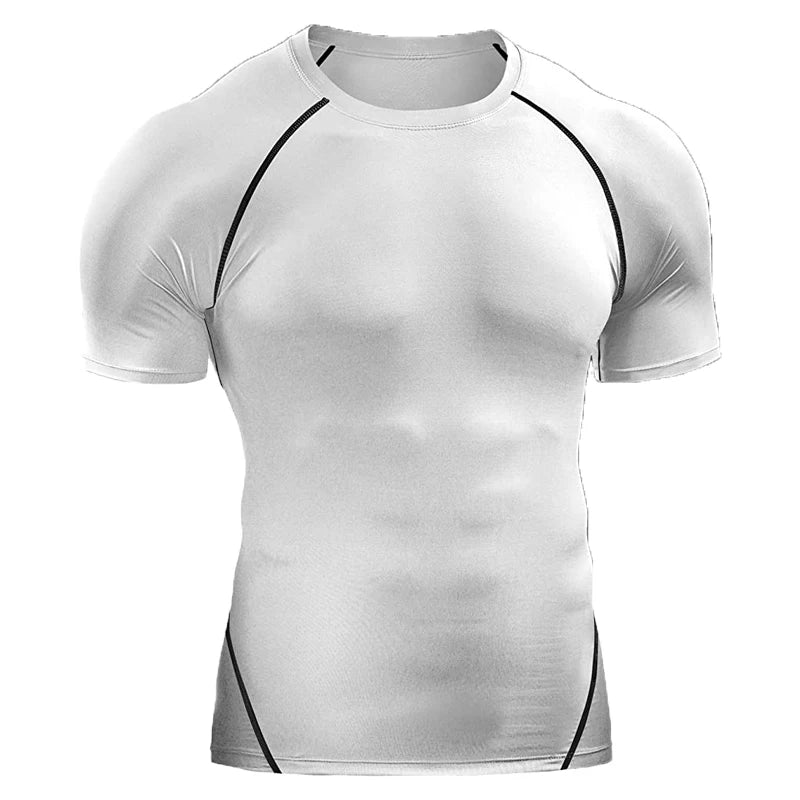 Compression T Shirt Quick Dry Sports Top For Workout