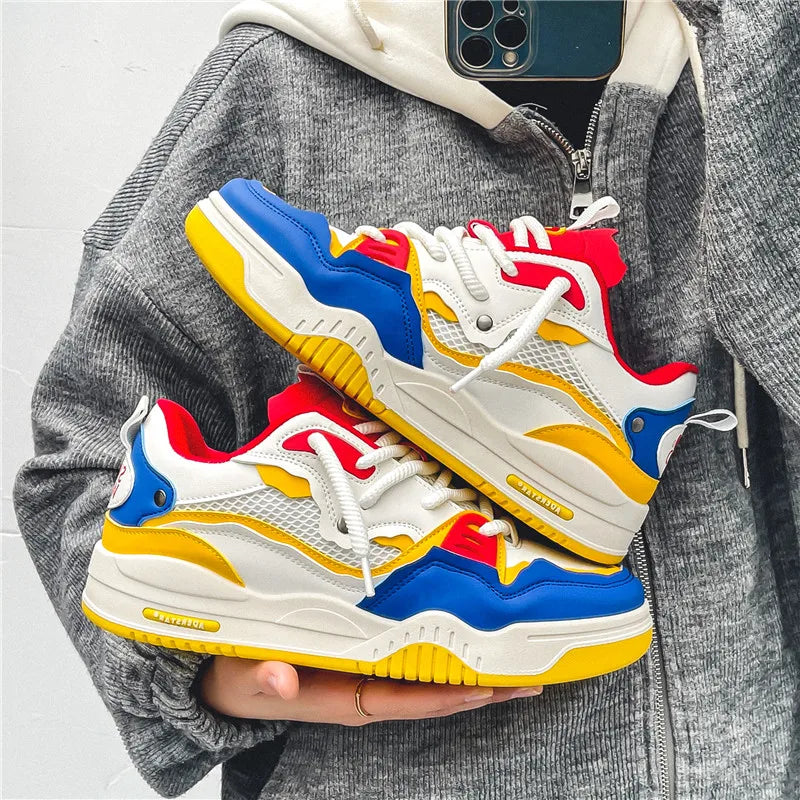 Men's Casual Retro Platform Shoes For All Seasons Daily Wear