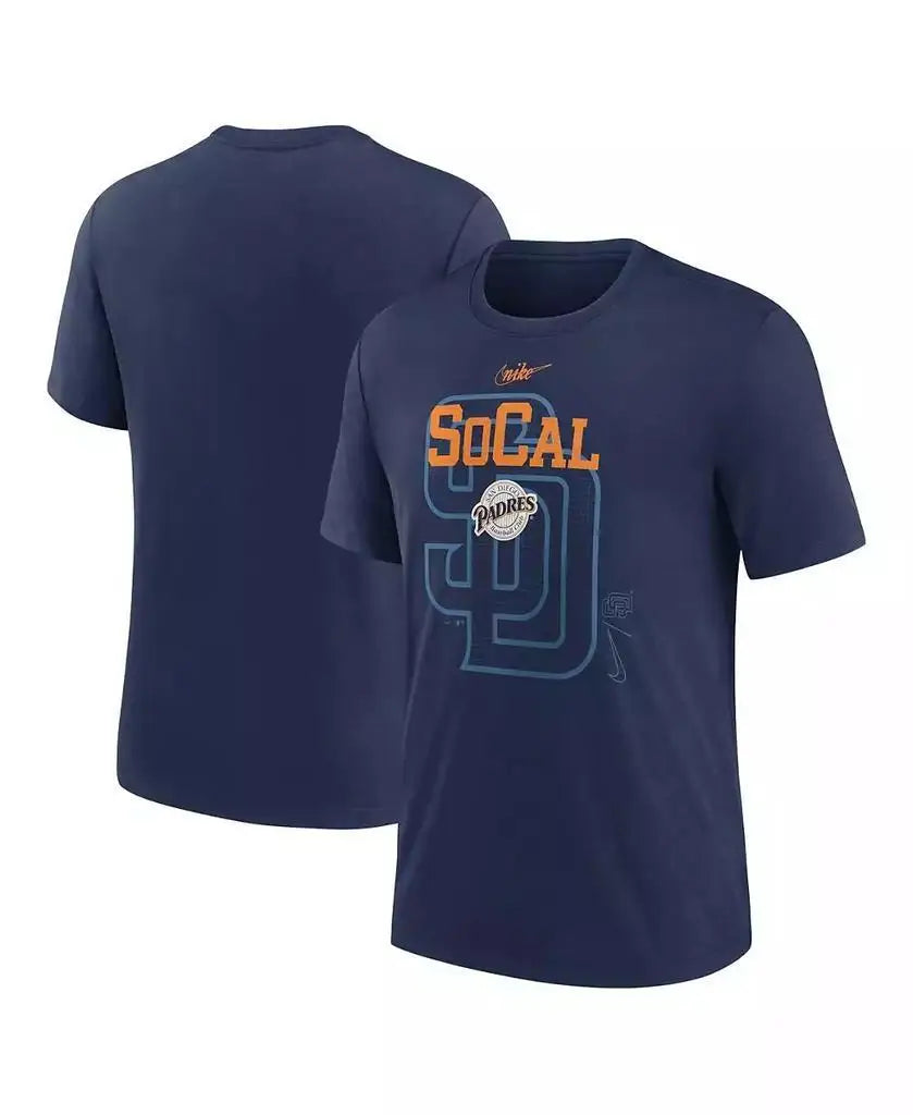 Nike San Diego Padres Rewind Retro Tri Blend T Shirt