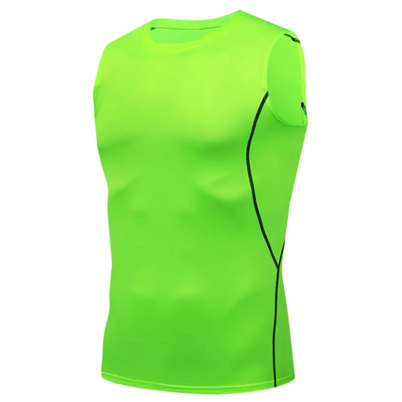 Men Compression Tank Top Quick Dry Moisture Wicking Breathable