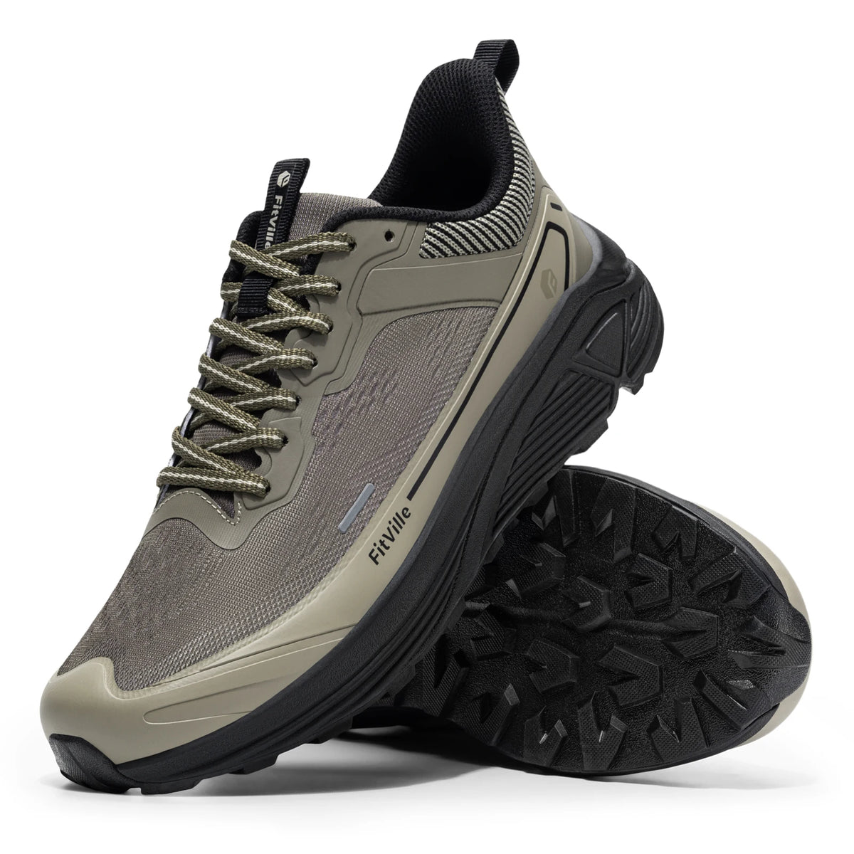 Fitville Men Wide Toe Box Breathable Lightweight Running Shoes