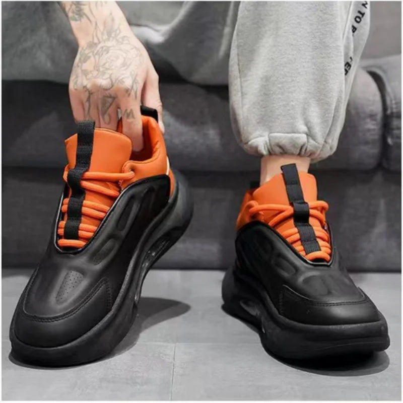 Men's Breathable Height Increasing Casual Shoes With Air Cushion