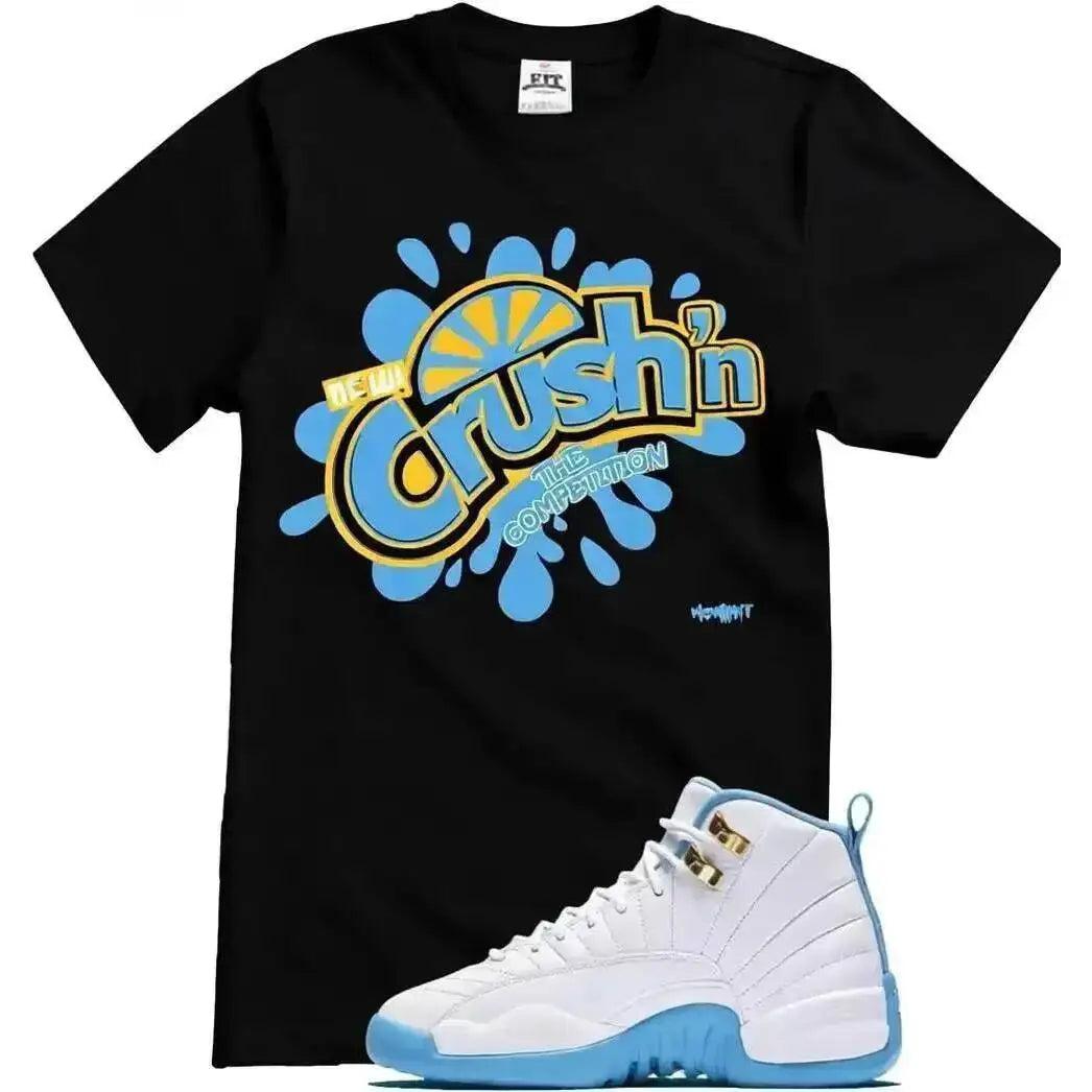 Crushn Shirt For Jordan 12 Melo Style Men Cotton Blend