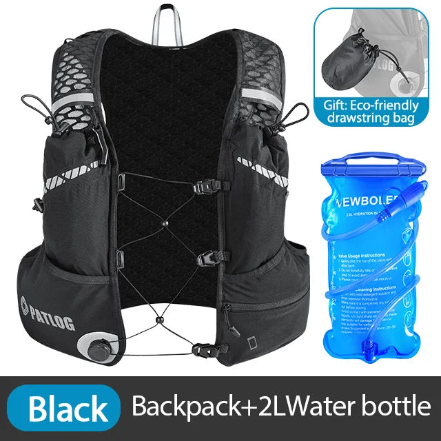 8L Breathable Hydration Vest Trail Running Backpacks Lightweight Cycling Run Jogging Marathon Backpack Riding Bike Climbing Bag