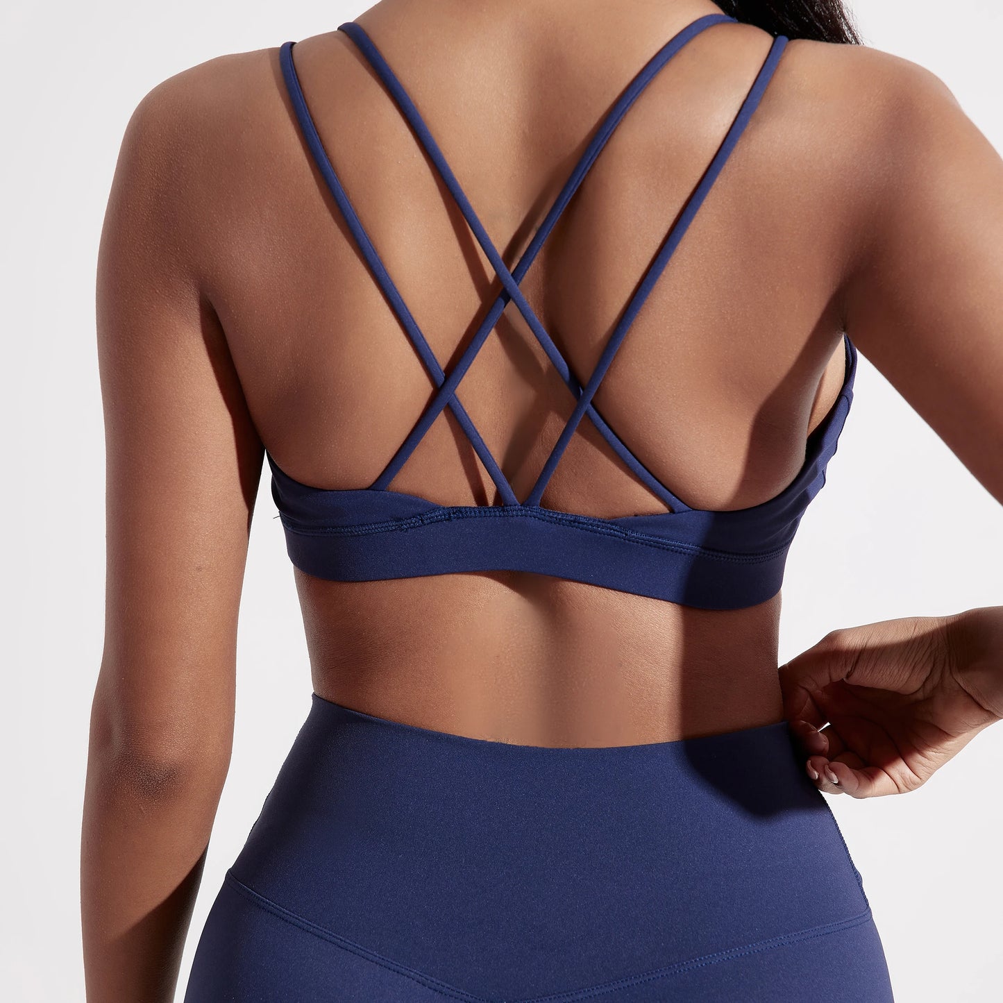 Cross Fitness Bra For Women Nylon Spandex Breathable Support