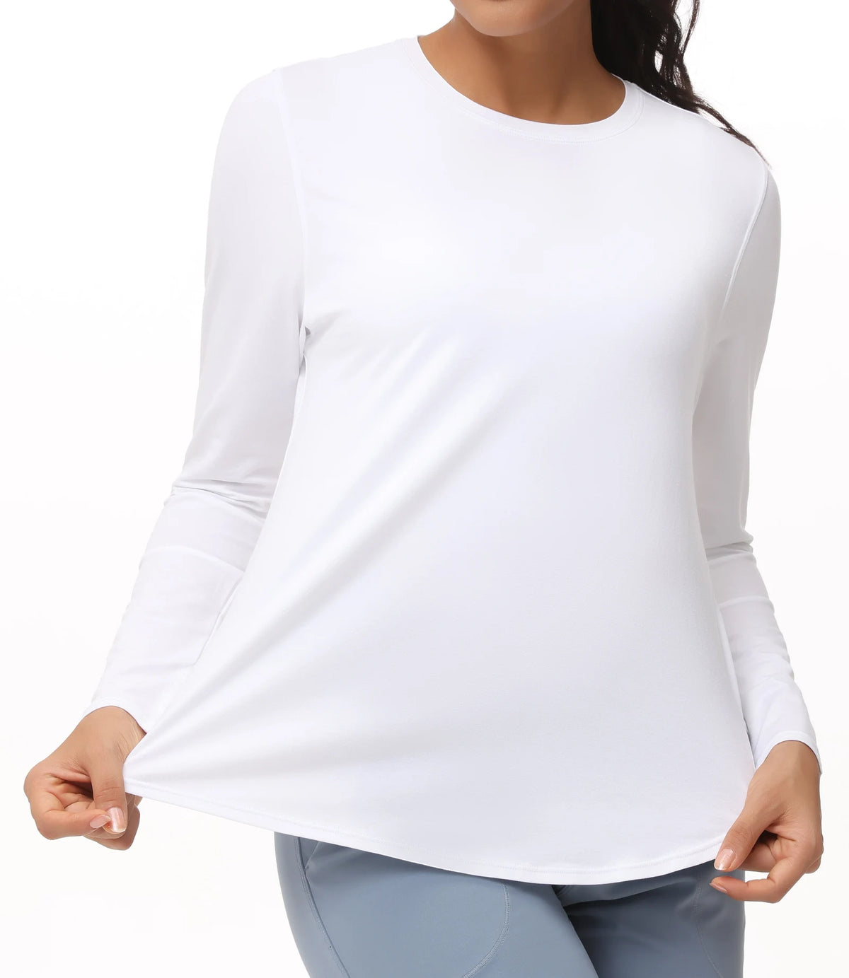 The Gym People Women Long Sleeve Lightweight Yoga Workout Top