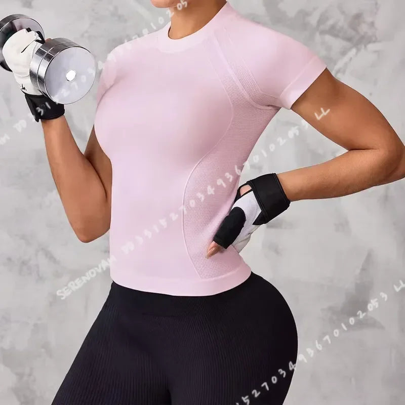 Women's Breathable Quick Dry Athletic Sports Top For Running Yoga
